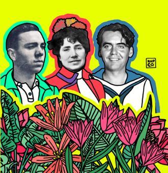 Luis Pastor, Ginés Liébana y Ángeles Mora en Ámbito Cultural de El Corte Inglés por el Día de la Poesía 