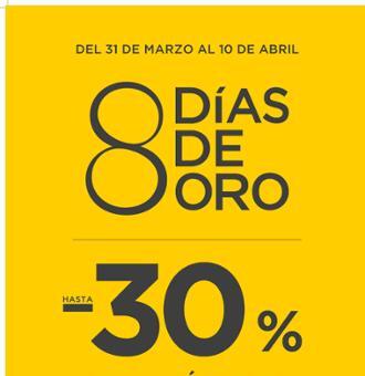 El Corte Inglés lanza sus “8 Días de Oro” con descuentos de hasta el 30% en más de 600 marcas 