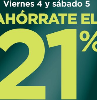El Corte Inglés ofrece al cliente ahorrar el 21% de IVA en miles de productos durante los próximos dos días   