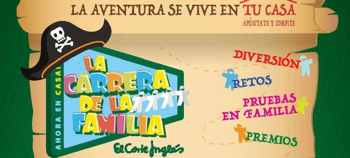 El Corte Inglés abre las inscripciones para la segunda edición virtual de “La Carrera de la Familia”
