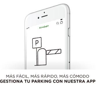 El Corte Inglés integra en su app el pago del parking sin pasar por el cajero