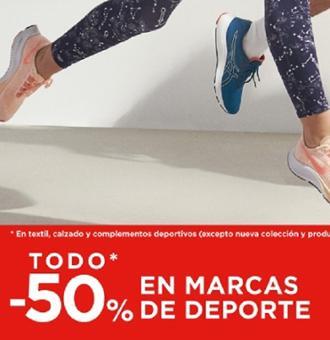 El Corte Inglés lanza las segundas rebajas con un 50% en deportes y un 20% adicional en moda y lencería 
