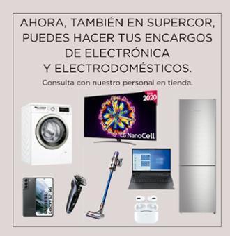 Supercor venderá también productos de electrónica y electrodomésticos de El Corte Inglés
