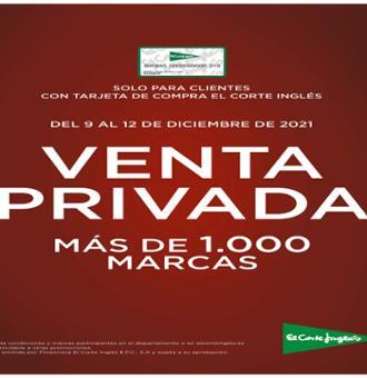 El Corte Inglés lanza “Ventas Privadas” con descuentos en más de 1.000 marcas para clientes con tarjeta de compra  