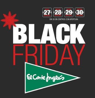 El Corte Inglés adelanta el Black Friday al día 27 como anticipo a las compras de Navidad