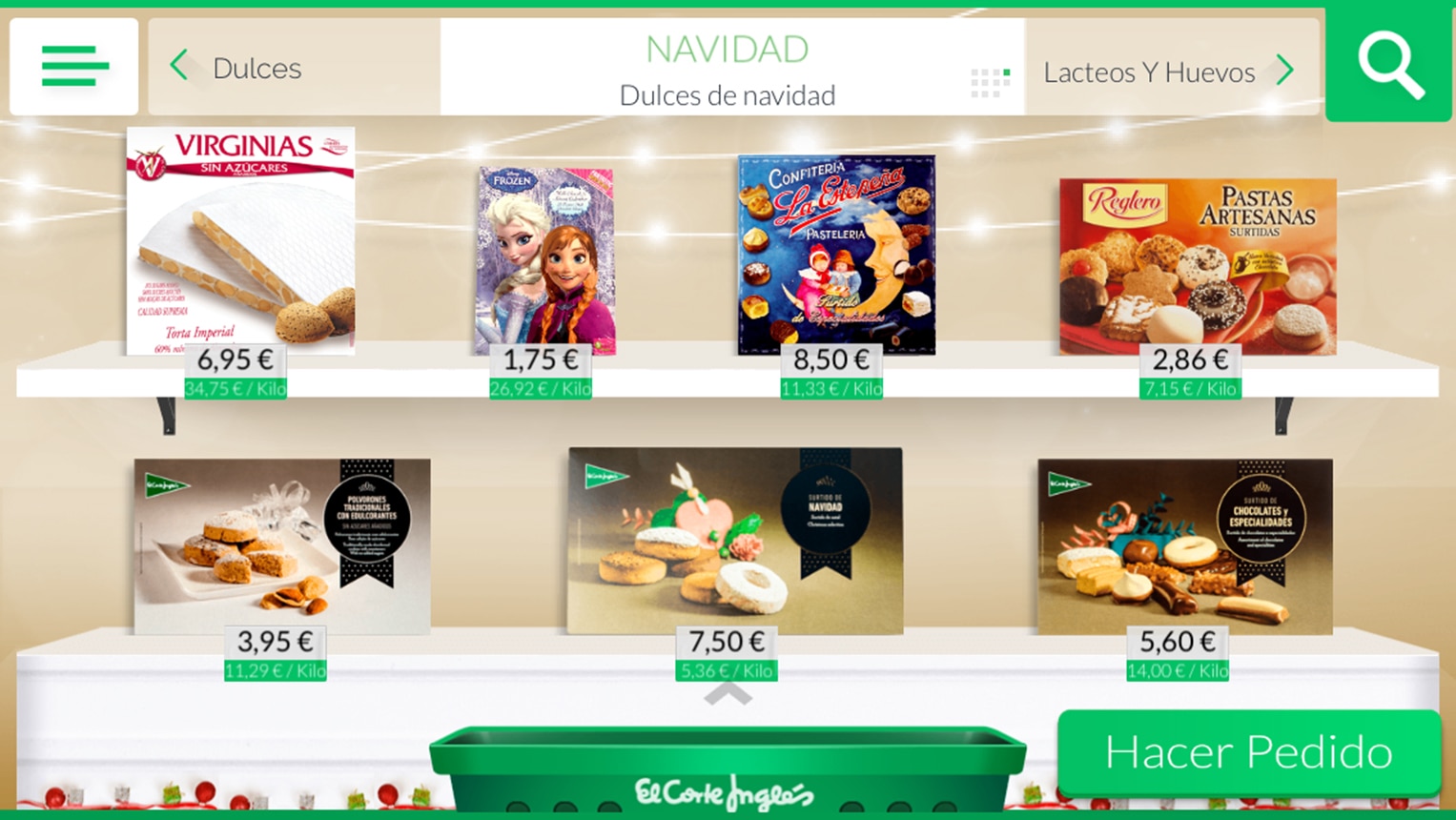 El Corte Inglés logra en un mes 60.000 descargas de su nueva 'app' para hacer la compra en el súper
