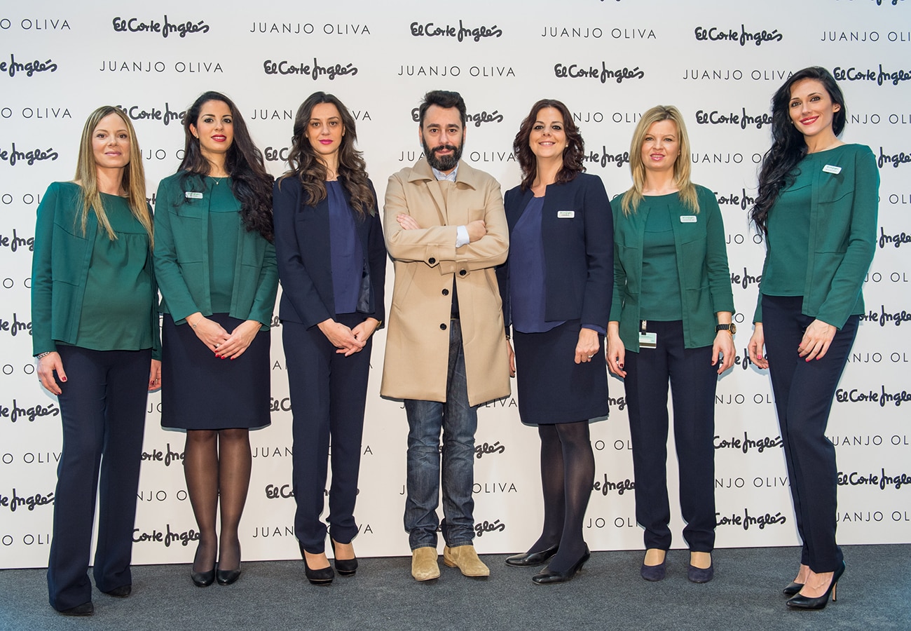El Corte Inglés viste a su equipo de ventas  femenino con diseños de Juanjo Oliva
