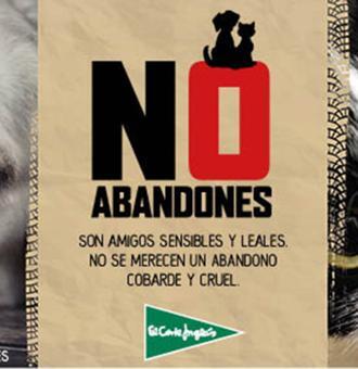 El Corte Inglés lanza la campaña "No Abandones" para luchar contra el abandono de mascotas