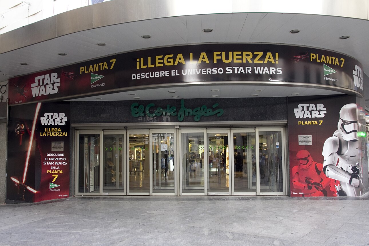 El Corte Inglés se suma a la cuenta atrás mundial para el estreno de Star Wars: el despertar de la Fuerza