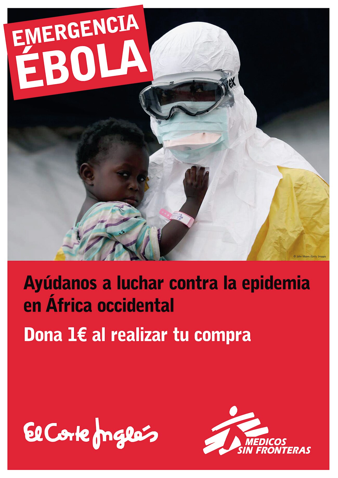 El Corte Inglés se suma a la campaña '#StopÉbola' de Médicos Sin Fronteras