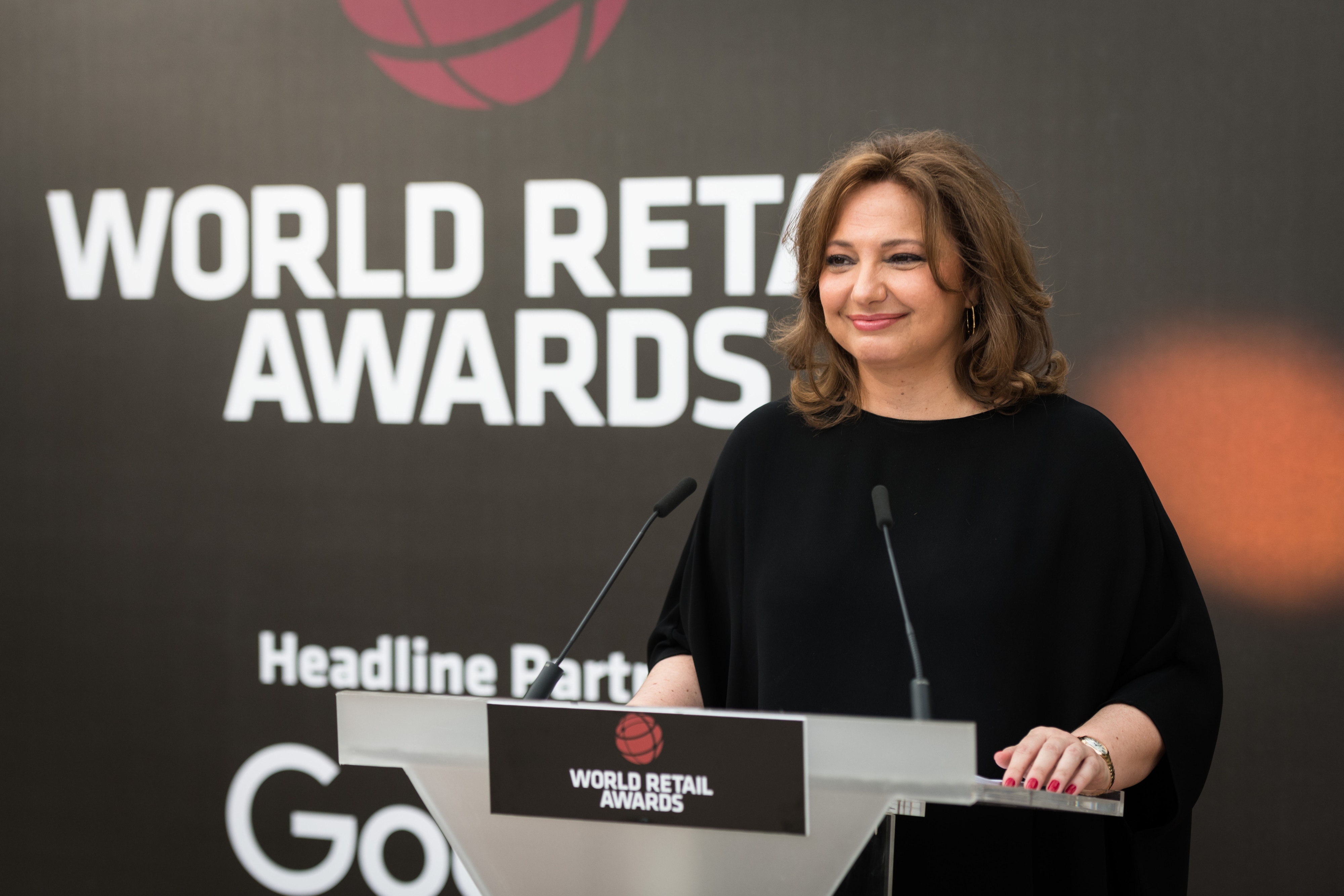 Marta Álvarez entrega el Premio Isidoro Álvarez del World Retail Congress a Jorge Pont y Gilbert Harrison