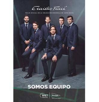 El Corte Inglés viste de Emidio Tucci a los jugadores de la Selección Española de tenis