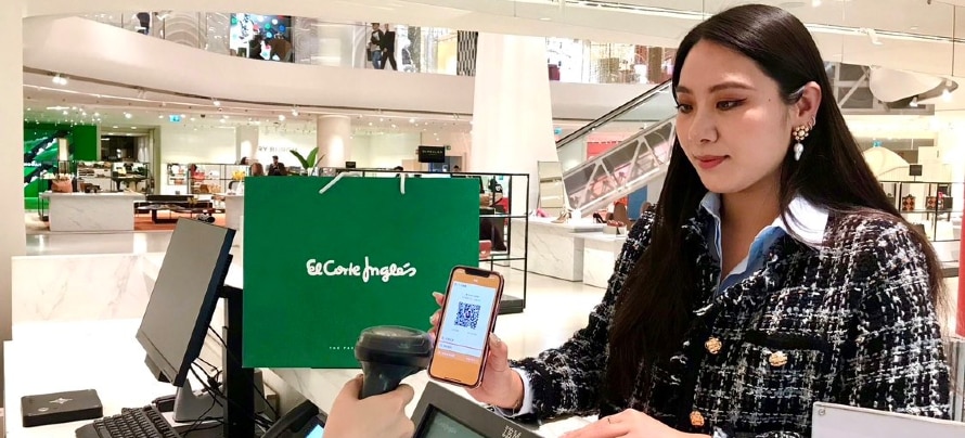 El Corte Inglés incorpora Alipay+ para mejorar la experiencia de compra de los turistas asiáticos