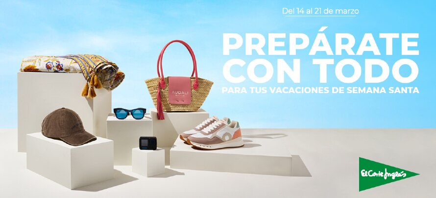 El Corte Inglés lanza “Prepárate para Semana Santa” para equiparse con todo lo necesario de cara a las vacaciones
