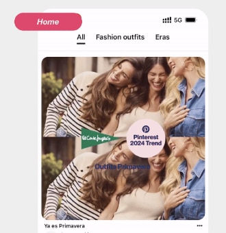 El Corte Inglés, primer anunciante en España en usar el Spotlight de Pinterest asociado a la tendencia 'Outfit Primavera'