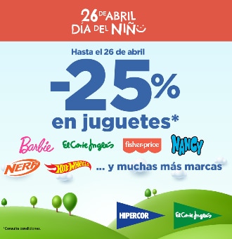 El Corte Inglés celebra el Día del Niño con descuentos especiales en una gran selección de marcas de juguetes