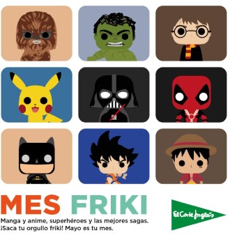 El Corte Inglés vuelve con el “Mes Friki” junto a la plataforma de streaming de anime Crunchyroll