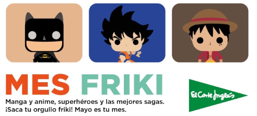 El Corte Inglés vuelve con el “Mes Friki” junto a la plataforma de streaming de anime Crunchyroll