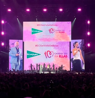 El Corte Inglés patrocina el concierto Cadena 100 Por Ellas para apoyar la investigación en cáncer de mama
