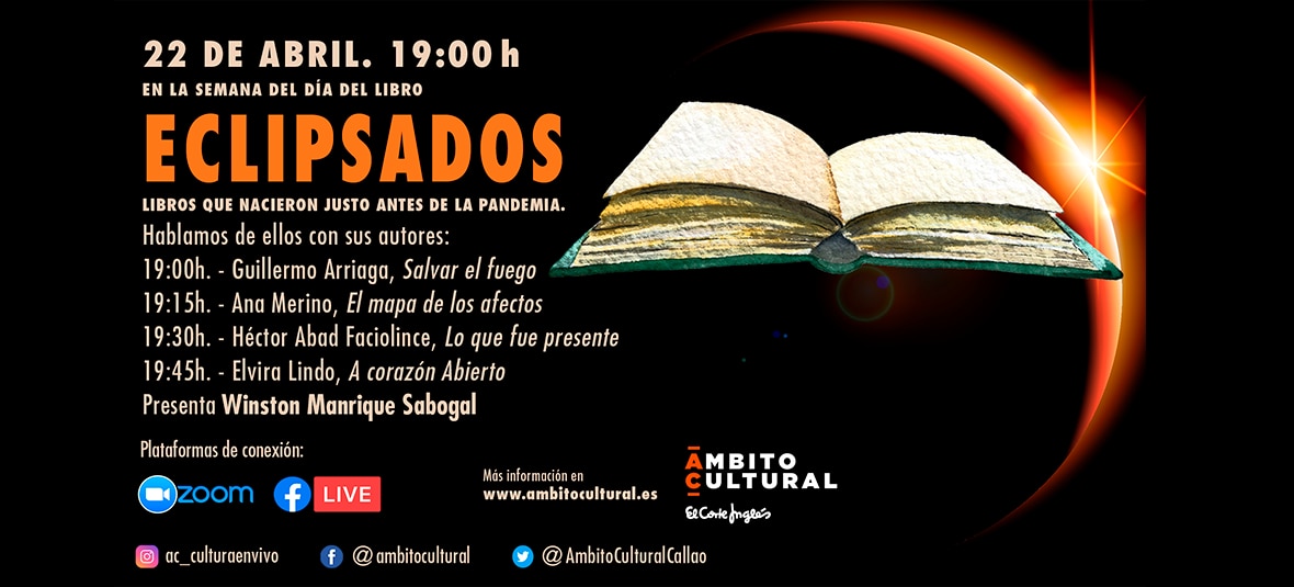 Posteguillo, Atxaga y Lindo, la gran propuesta de Ámbito Cultural de El Corte Inglés para celebrar el Día del Libro  