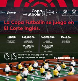 Nace la “Copa Futbolín El Corte Inglés”, una competición diferente para los aficionados