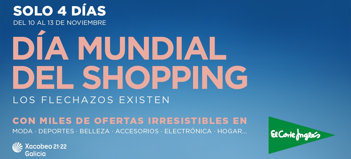 El Corte Inglés se suma al Día Mundial del Shopping con ofertas “flechazo” para el cliente