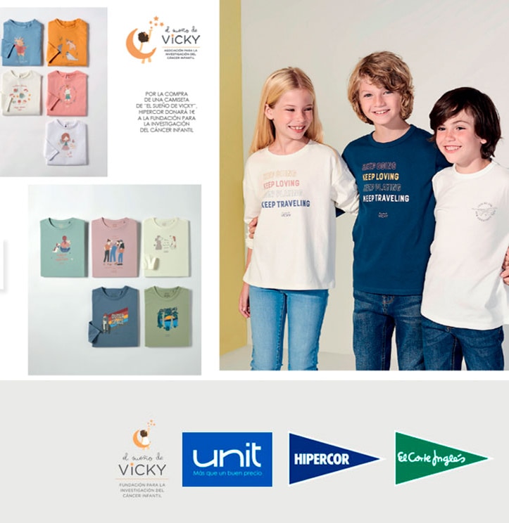 El Corte Inglés apoya a la Fundación El Sueño de Vicky con 34.142€ para investigar el cáncer infantil