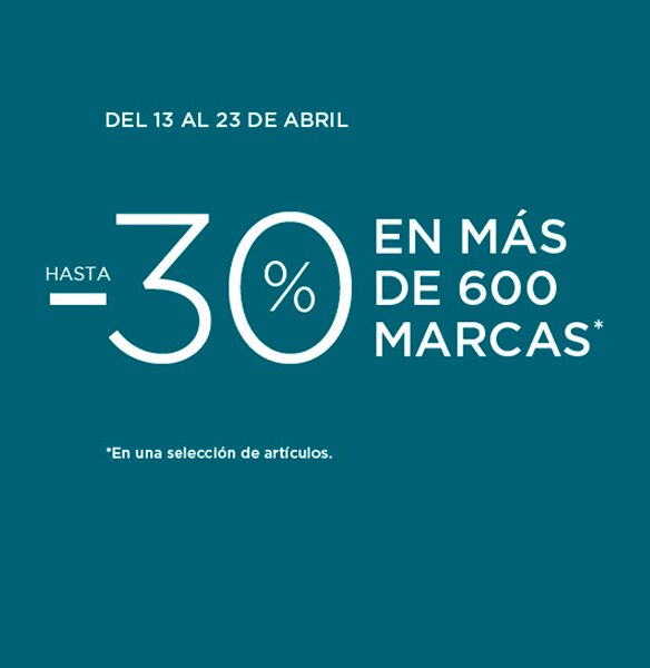 El Corte Inglés lanza “8 Días de Oro” con descuentos hasta el 30% en moda, accesorios, deportes, belleza y hogar