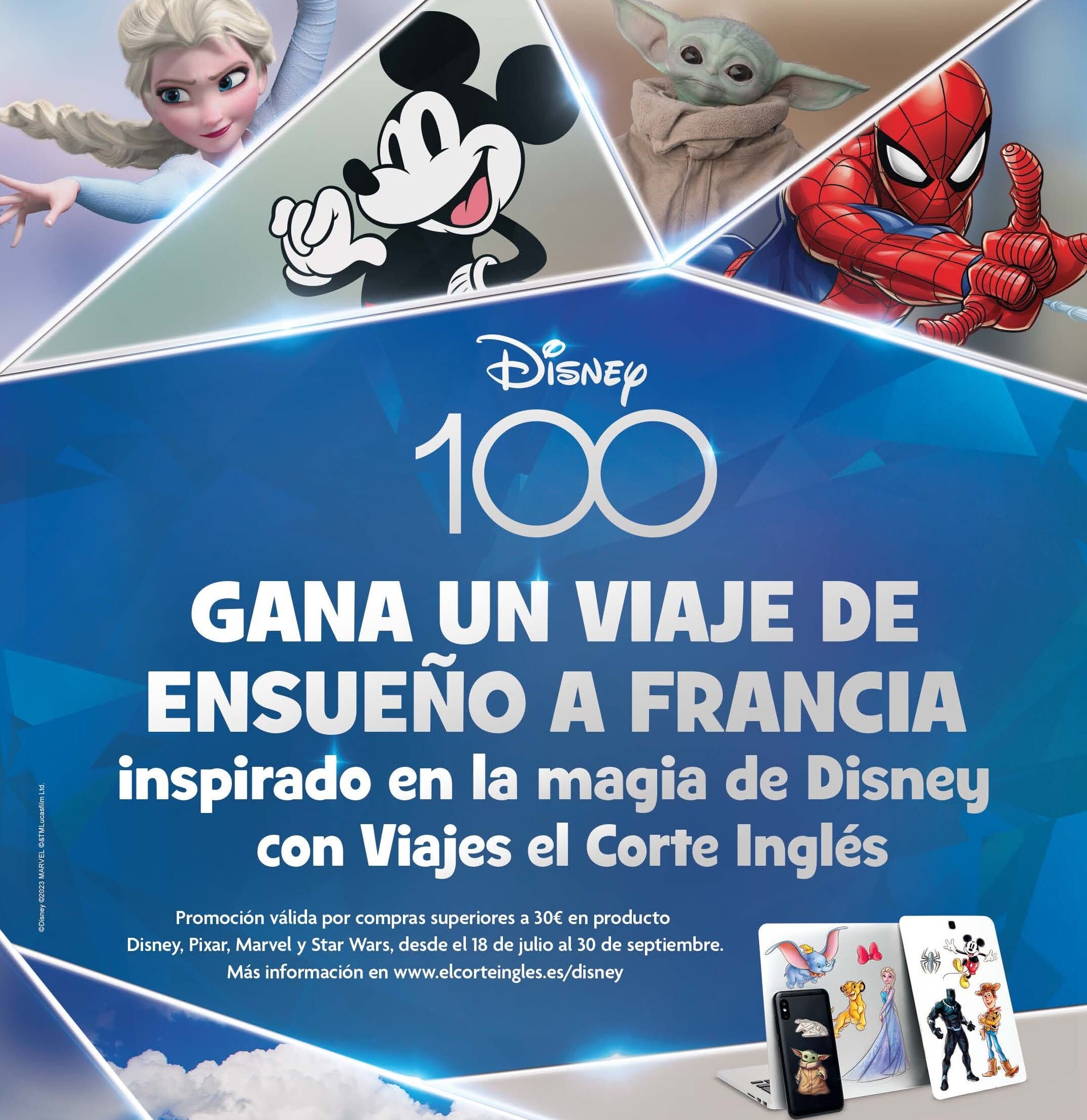 Disney y El Corte Inglés se unen para celebrar los 100 años de The Walt Disney Company