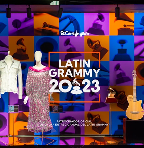 El Corte Inglés inicia una Expo Tour en sus escaparates con piezas icónicas de artistas ganadores del Latin GRAMMY®