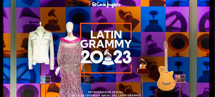 El Corte Inglés inicia una Expo Tour en sus escaparates con piezas icónicas de artistas ganadores del Latin GRAMMY®