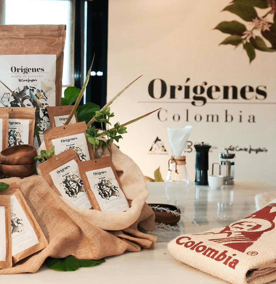 El Corte Inglés vuelve a apostar por el café colombiano de origen sostenible para sus cafeterías