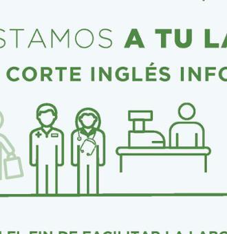 El Corte Inglés priorizará a los sanitarios a la hora de hacer la compra y se la llevará a su domicilio