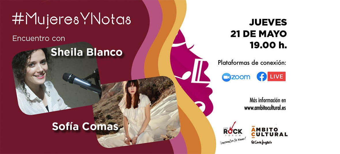Sheila Blanco y Sofía Comas “dan la nota” en las redes sociales de Ámbito Cultural de El Corte Inglés