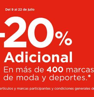 El Corte Inglés lanza las segundas rebajas con un 20% adicional en más de 400 marcas de moda y deportes  
