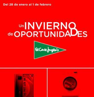 El Corte Inglés lanza Invierno de Oportunidades con el 20% en electrónica, electrodomésticos y muebles de cocina
