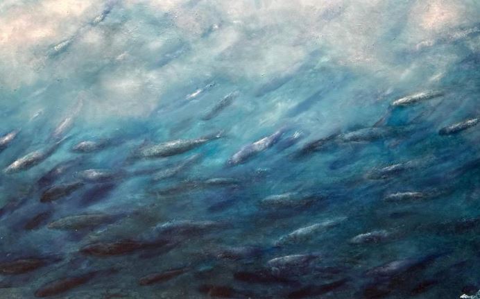 Amelia García vuelve a La Galería de Arte María Porto de El Corte Inglés de Castellana con “Alma de mar”