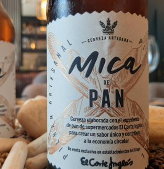 El Corte Inglés lanza “Mica de Pan”, una cerveza sostenible elaborada con excedentes de pan