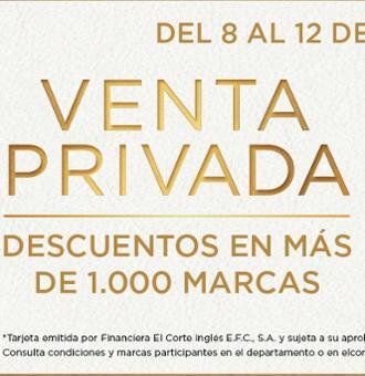 El Corte Inglés lanza Venta Privada con grandes descuentos en más de 1.000 marcas