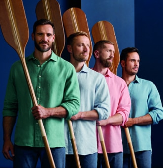 Saúl Craviotto y el equipo olímpico masculino español K4 500 protagonistas de la nueva campaña de Emidio Tucci