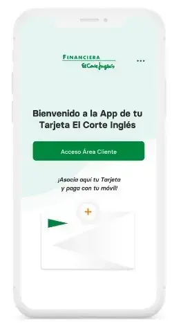 App tarjeta de El Corte Inglés