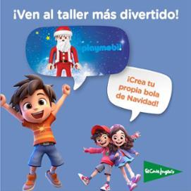 ¡Ven al taller más divertido! ¡Crea tu propia bola de Navidad! El Corte Inglés