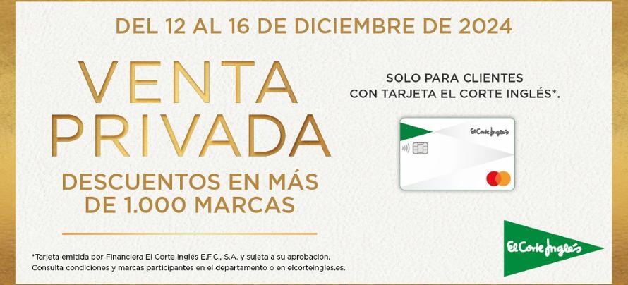 El Corte Inglés estrena Ventas Privadas con descuentos de hasta el 30% en moda, deportes, hogar, cultura y ocio