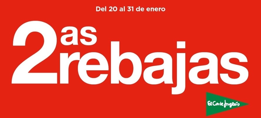El Corte Inglés lanza “Segundas Rebajas” en moda, lencería, accesorios y zapatería del 20 al 31 de enero
