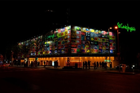 Fachada del Corte Inglés de la Calle Serrano