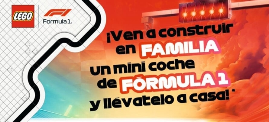 El Corte Inglés acoge talleres de experiencia LEGO para crear coches de Fórmula1 en nueve ciudades