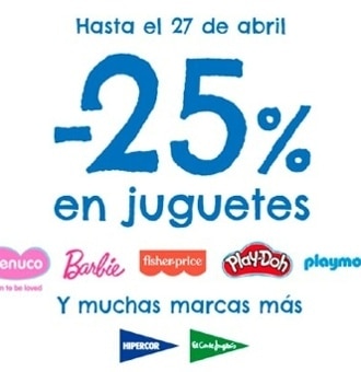 El Corte Inglés se suma al Día del Niño con un 25% de descuento en una variedad de marcas de juguetes