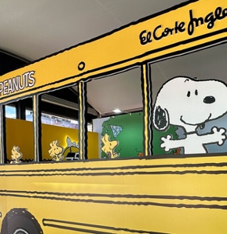 El Corte Inglés celebra el 75 aniversario de Peanuts con una pop-up de Snoopy en Sanchinarro