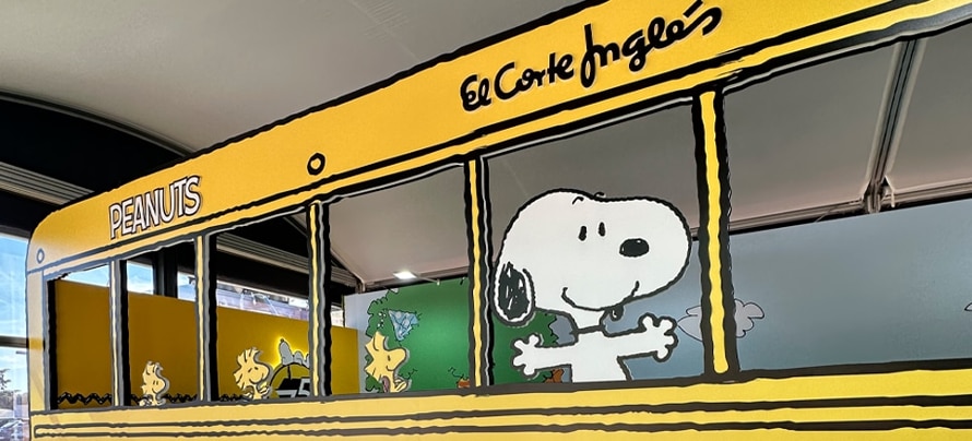 El Corte Inglés celebra el 75 aniversario de Peanuts con una pop-up de Snoopy en Sanchinarro