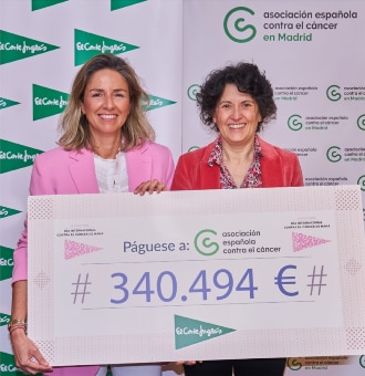 El Corte Inglés aporta 340.494 euros para investigar contra el cáncer de mama